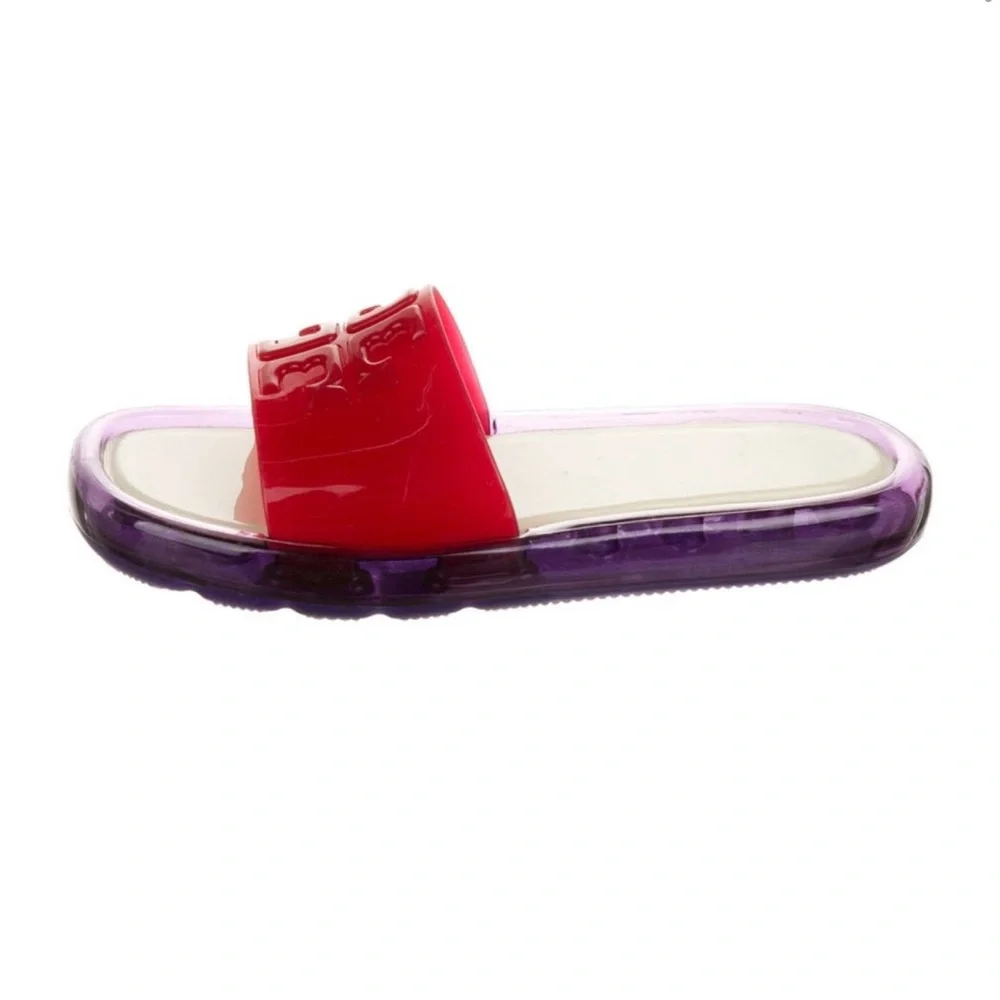 Tory Burch Red and Purple Sandals - Picture 2 of 4